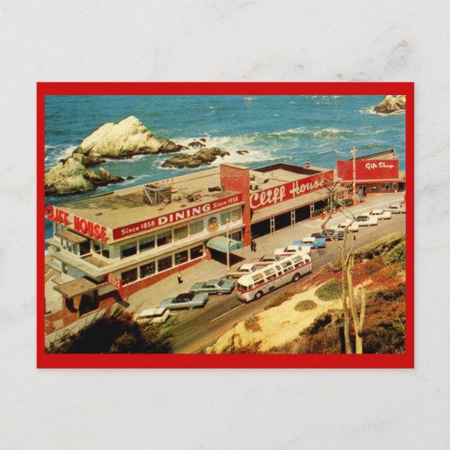 Postal Cliff House, San Francisco, CA Vintage (Anverso)