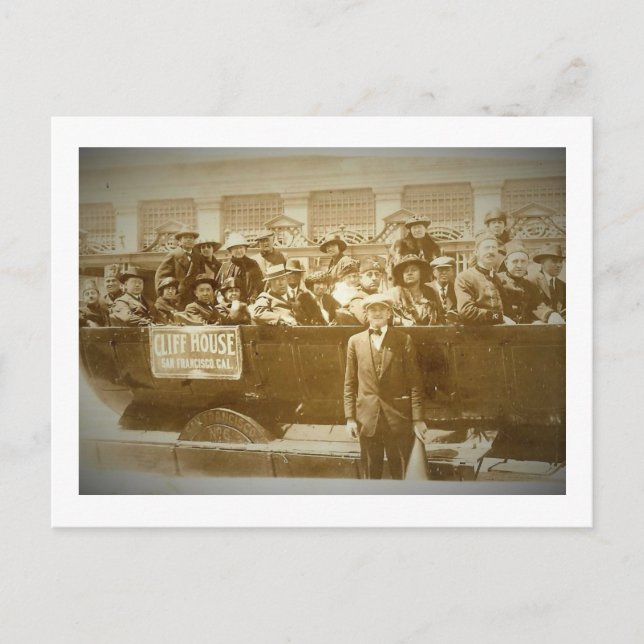 Postal Cliff House, San Francisco, California Vintage (Anverso)