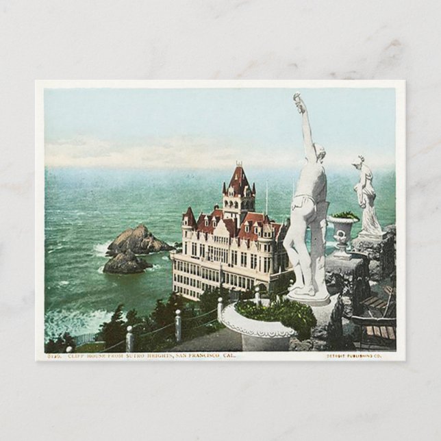 Postal Cliff House Sutro Heights San Francisco California (Anverso)