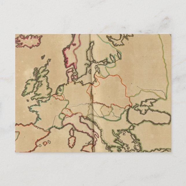 Postal Clima europeo (Anverso)