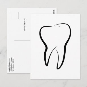 Postal Clínica de odontología dental higiene oral