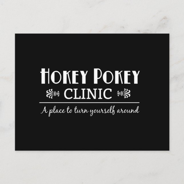 Postal Clínica Hokey Pokey (Anverso)