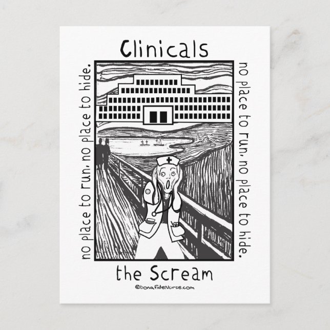 Postal Clínicas de enfermería - La crema (Anverso)