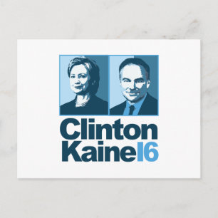 Postal Clinton Kaine para América 2016
