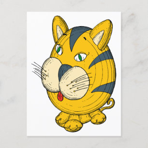 Postal Clipart de Cat personalizado