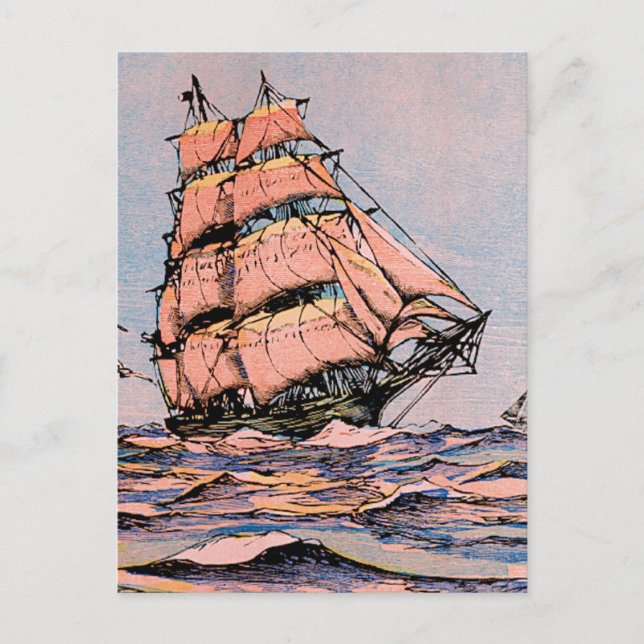 Postal Clipper Ship Ann McKim (Anverso)