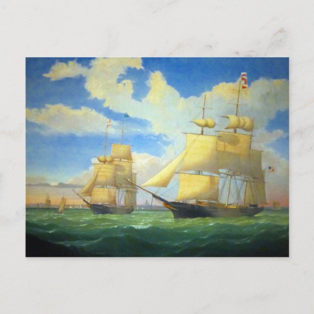 Postal Clipper Ships Fitz Henry Lane 1853 (Anverso)
