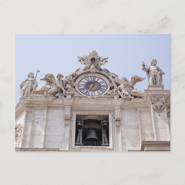 Postal Clock and Bell, Ciudad del Vaticano, Roma, Italia (Anverso)