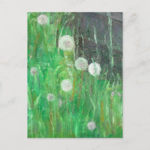 Postal Clocks de Dandelion en aceite de hierba 2008 sobre