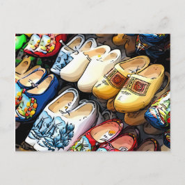 Postal Clogs, Amsterdam, Países Bajos/Holanda - Postcard