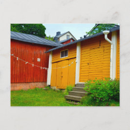 Postal Clothesline en Porvoo, Finlandia