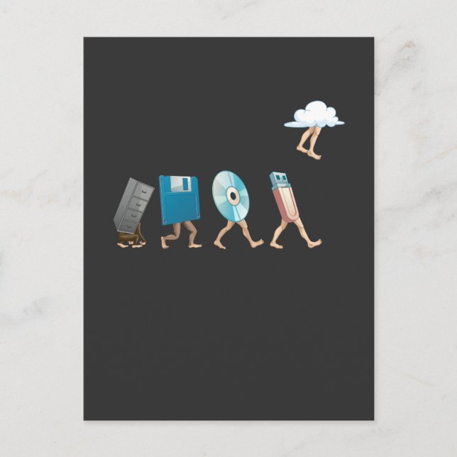 Postal Cloud USB de software de ingeniería informática (Anverso)