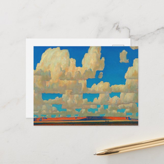 Postal Cloud World de Maynard Dixon (Anverso/Reverso In Situ)
