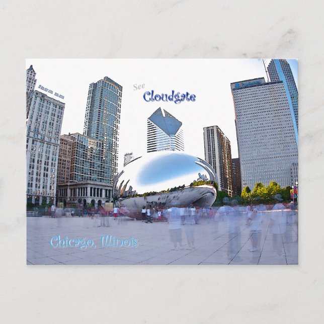 Postal Cloudgate - Chicago, Illinois (Anverso)