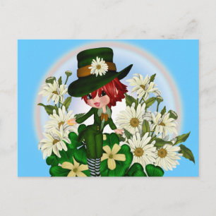 Postal Clover Daisy Patty Leprechaun