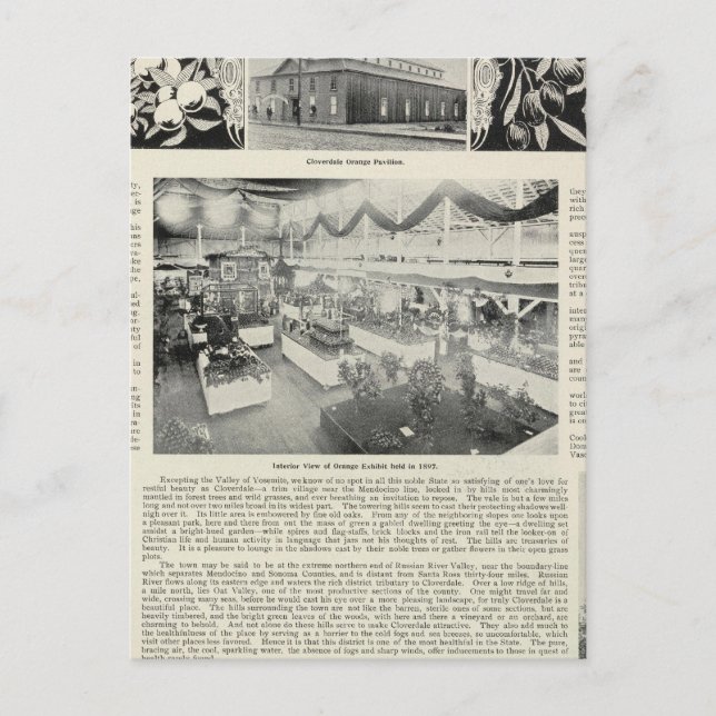 Postal Cloverdale, California (Anverso)