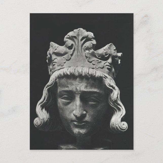 Postal Clovis II, Francés Merovino (Anverso)