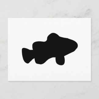 Postal Clown Fish Silhouette