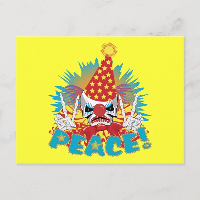 Postal Clown Skull (Anverso)