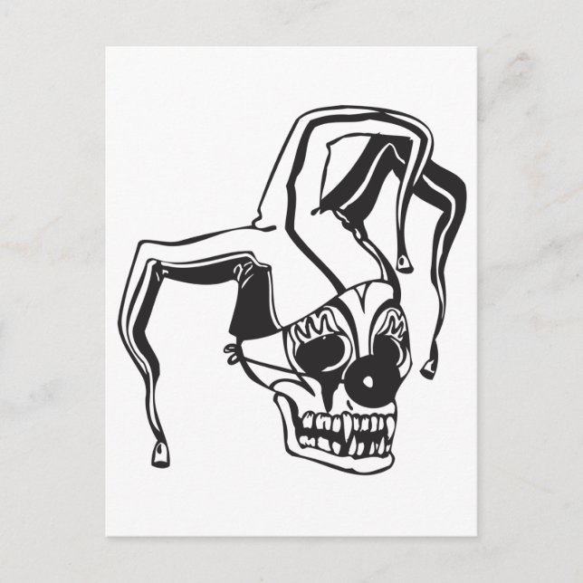 Postal Clown Skull (Anverso)