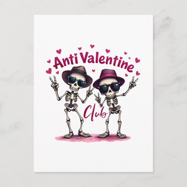 Postal Club Anti Valentín (Anverso)