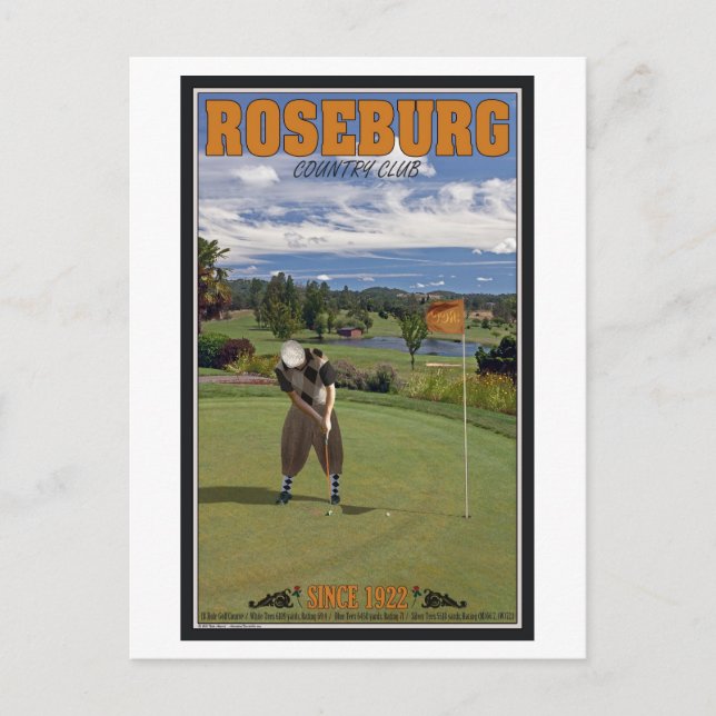 Postal Club Campestre de Roseburg - Putting (Anverso)