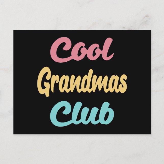 Postal Club de Abuelas Geniales II (Anverso)