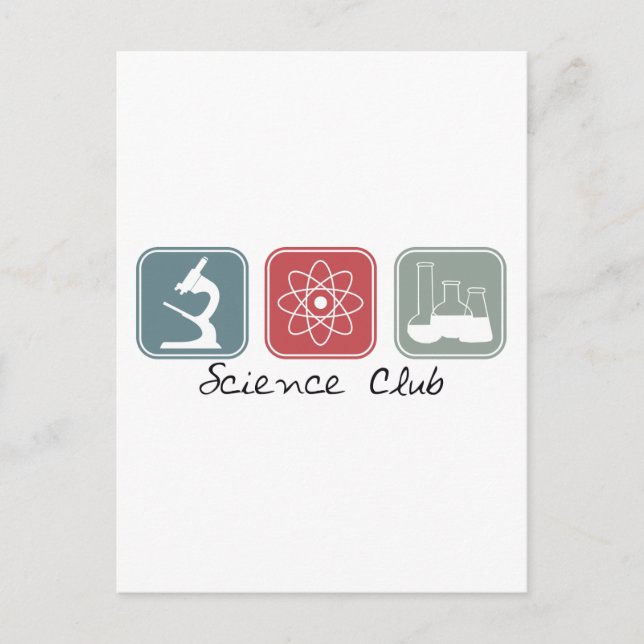 Postal Club de Ciencias (cuadrados) (Anverso)