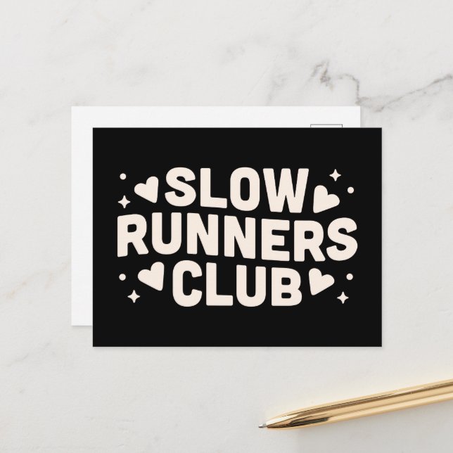 Postal Club de corredores lentos (Anverso/Reverso In Situ)