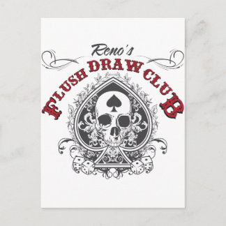 Postal Club de dibujo de brillo