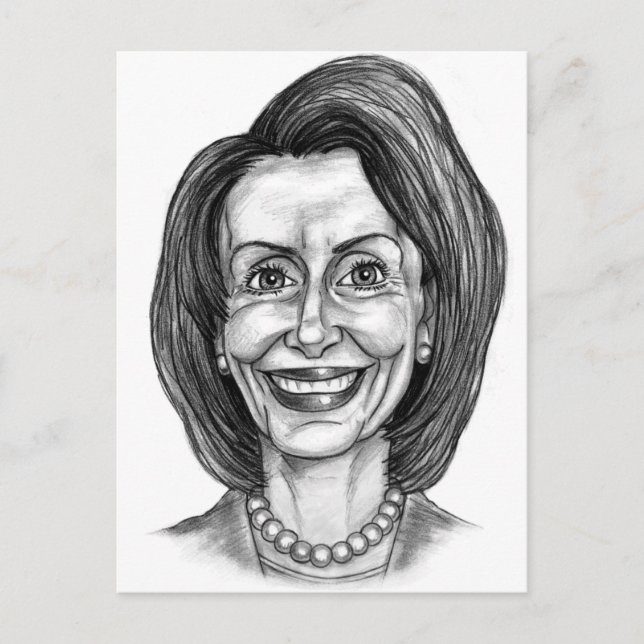 Postal Club de fans de Nancy Pelosi (Anverso)
