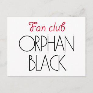Postal Club de fans negros huérfanos