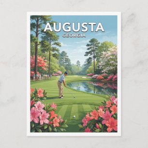 Postal Club de Golf Augusta National, paisaje de Amen Cor