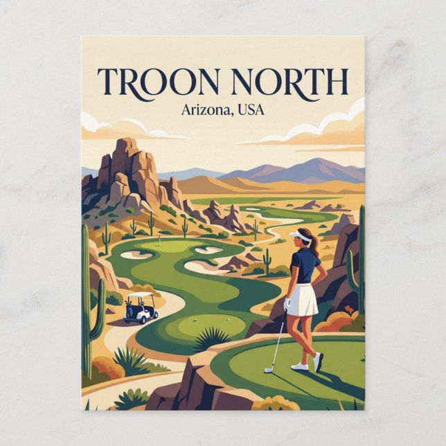 Postal Club de Golf Troon North EE. UU. (Anverso)