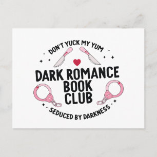 Postal Club de libros de romance oscuro