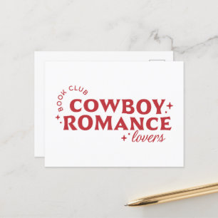 Postal Club de libros para amantes del romance de las vac