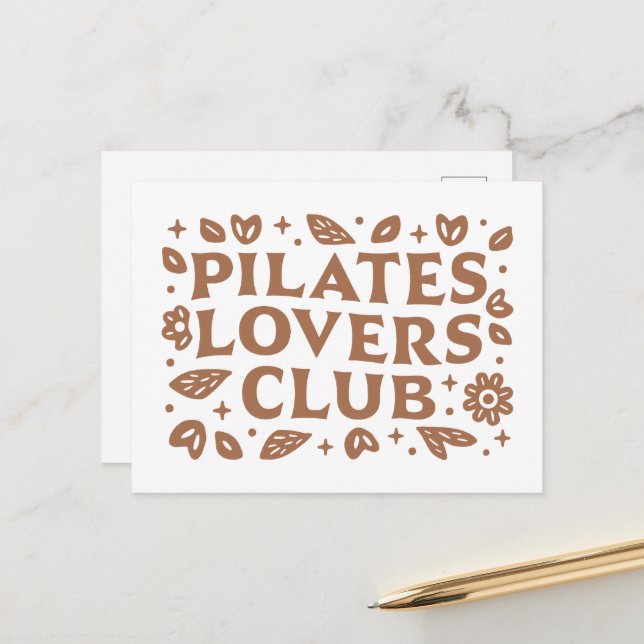 Postal Club de los amantes de los Pilates (Anverso/Reverso In Situ)