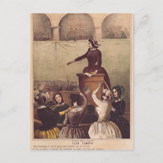 Postal Club de Mujeres, c.1848 (Anverso)