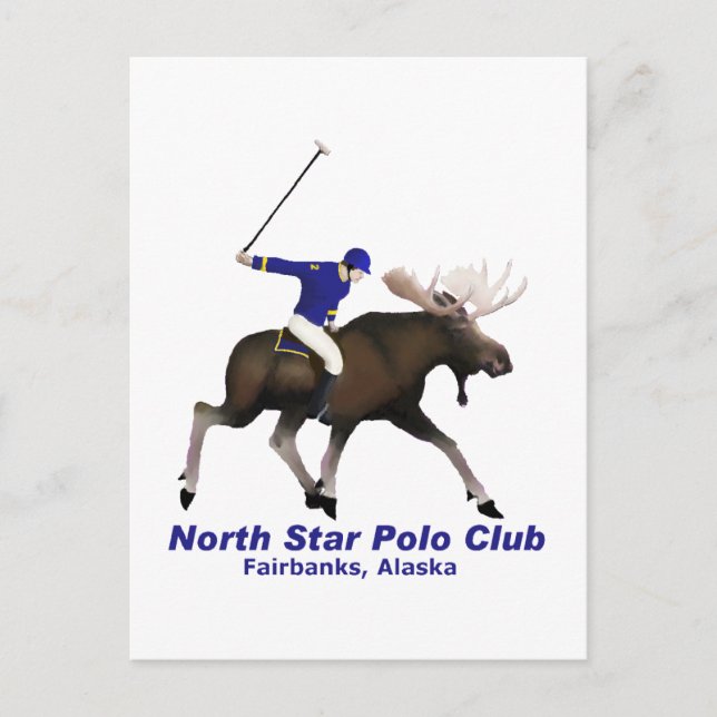 Postal Club de Polo North Star (Anverso)