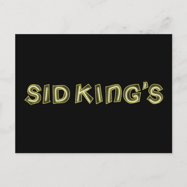 Postal club de sid king (Anverso)
