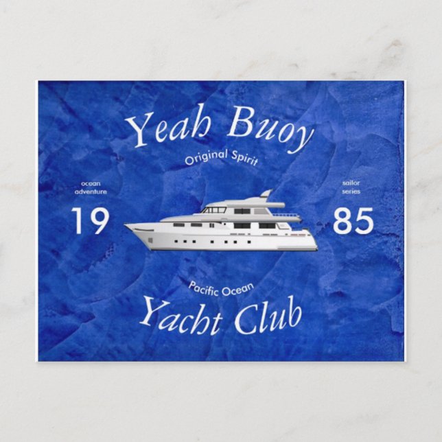 Postal Club de Yates Buen Buque (Anverso)