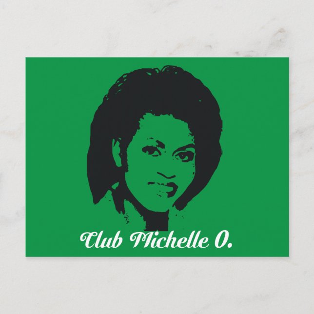 Postal Club Michelle O Postcards, Kelly Green (Anverso)