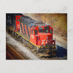 Postal CN 4708 H.M.S. Locomotora de hockeypokey