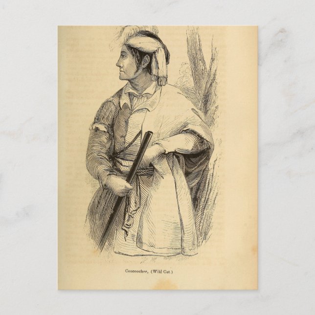 Postal Coacoochee (Anverso)