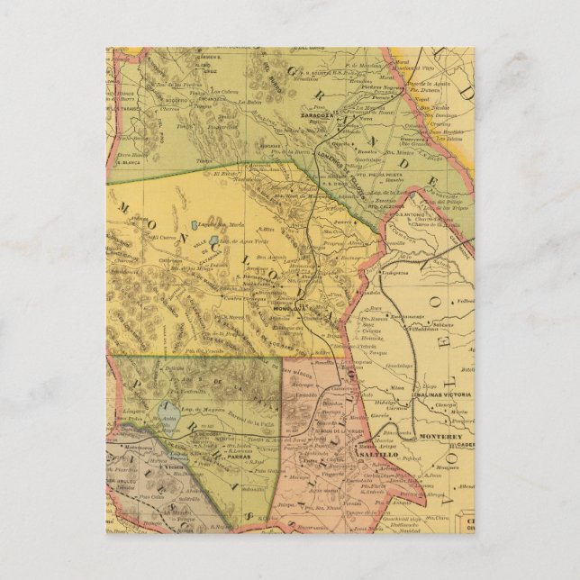 Postal Coahuila (Anverso)