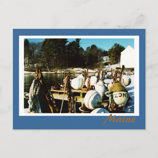Postal Coastal Maine Dock I (Anverso)