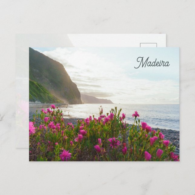 Postal Coastal Sunset Madeira (Anverso / Reverso)
