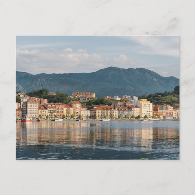 Postal Coastal town Ribadesella, Spain (Anverso)