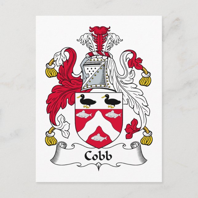 Postal Cobb Family Crest (Anverso)