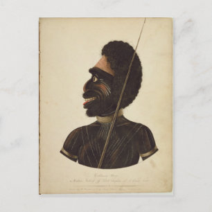 Postal Cobbawn Wogi, jefe nativo del Puerto Stephen